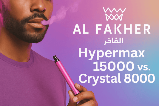 Al Fakher Hypermax 15K vs. Crystal  8K - AlFakhervape24