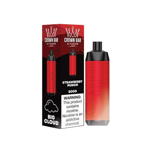 Al Fakher Crown Bar Strawberry Punch 8000