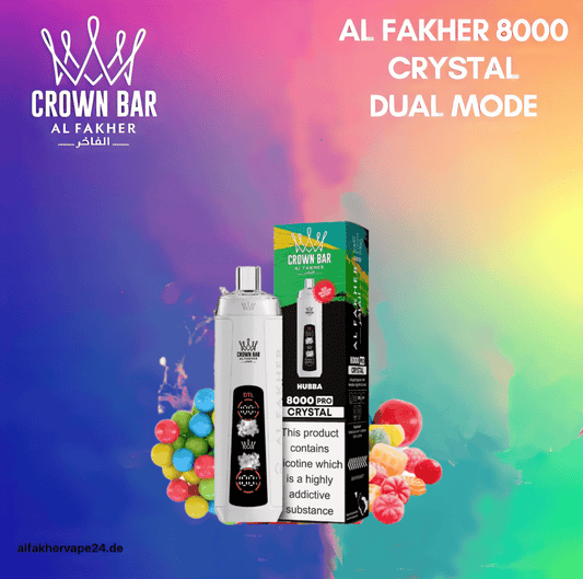 Al Fakher Hubba 8000 Crystal - AlFakhervape24