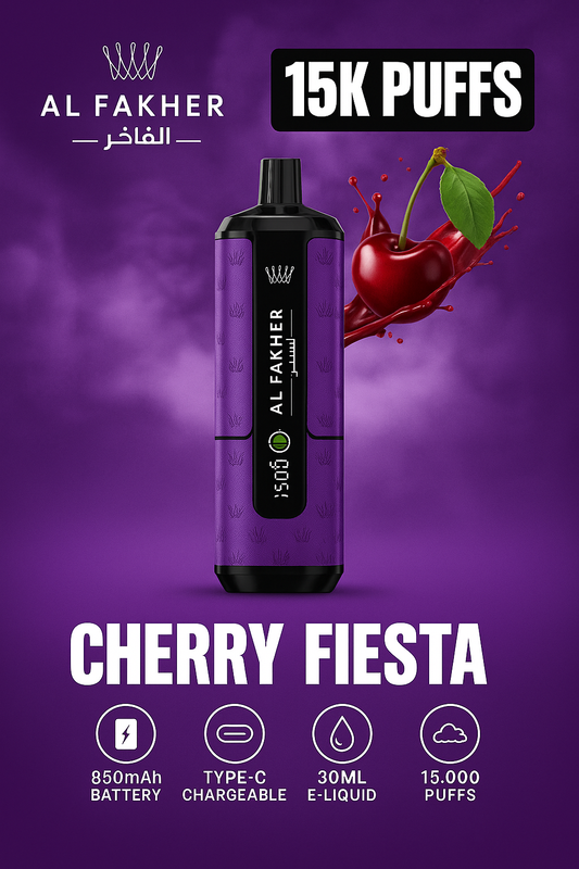Al Fakher Hypermax 15000 Cherry Fiesta