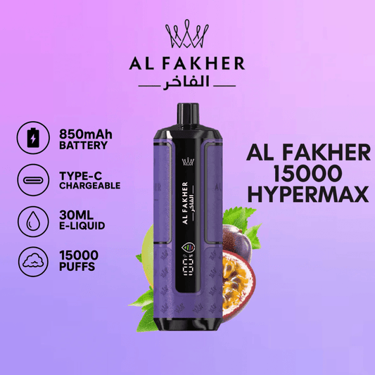 Al Fakher Hypermax 15K Magic Love Einweg Vape, fruchtiger Geschmack, 15.000 Züge
